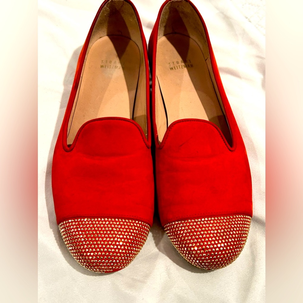 Stuart Weitzman “Lingo” stud embellished loafers